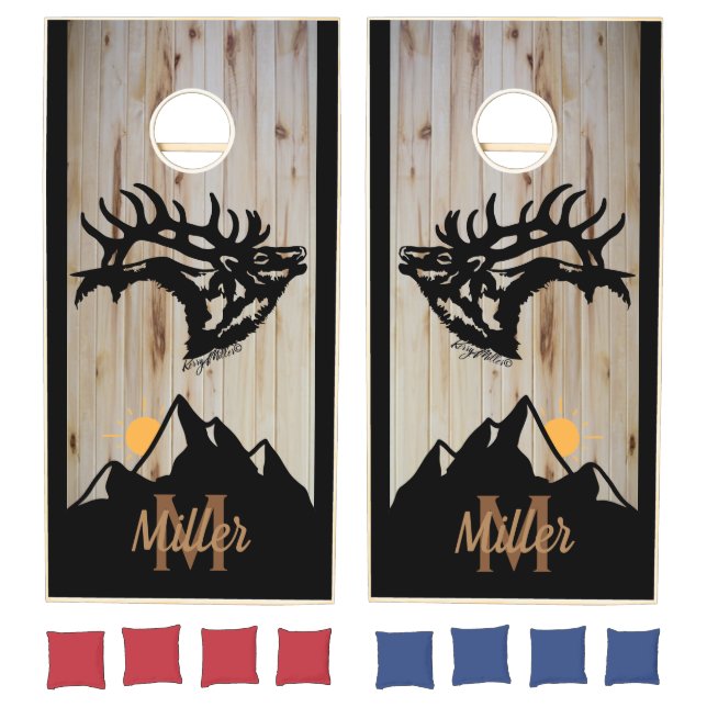 Bull Elk Cornhole Set (Set)