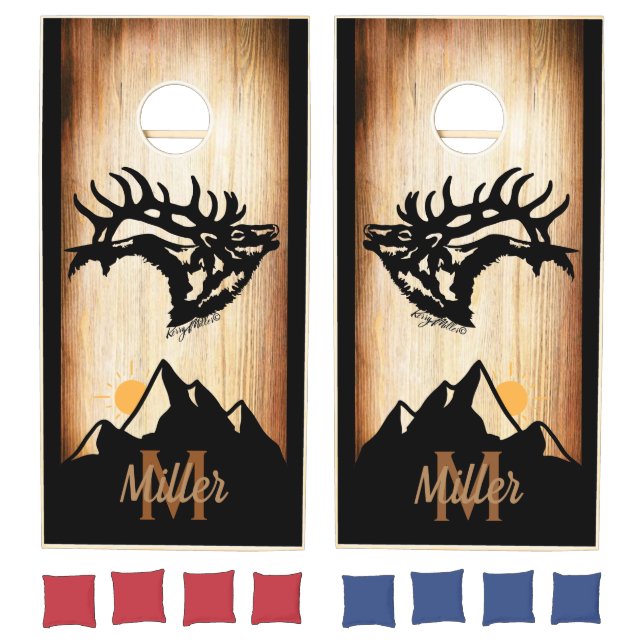 Bull Elk Cornhole Set (Set)
