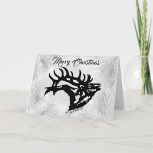 Bull Elk Holiday Card
