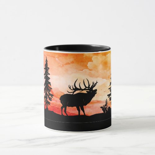 Bull Elk Hunters Mug