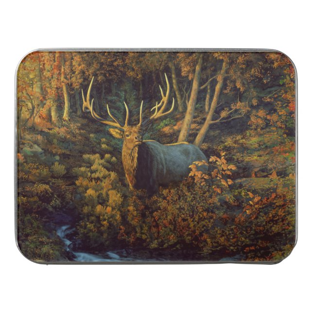 Bull Elk in Autumn Forest Jigsaw Puzzle (Case Horizontal)