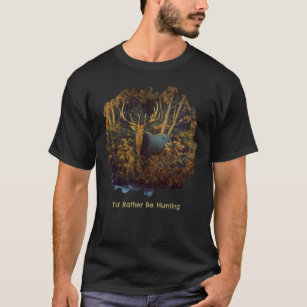 Bull Elk in Autumn Forest T-Shirt