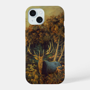 Bull Elk in Autumn iPhone 15 Case