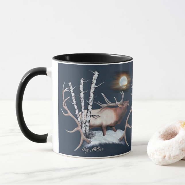 Bull Elk Mug (With Donut)