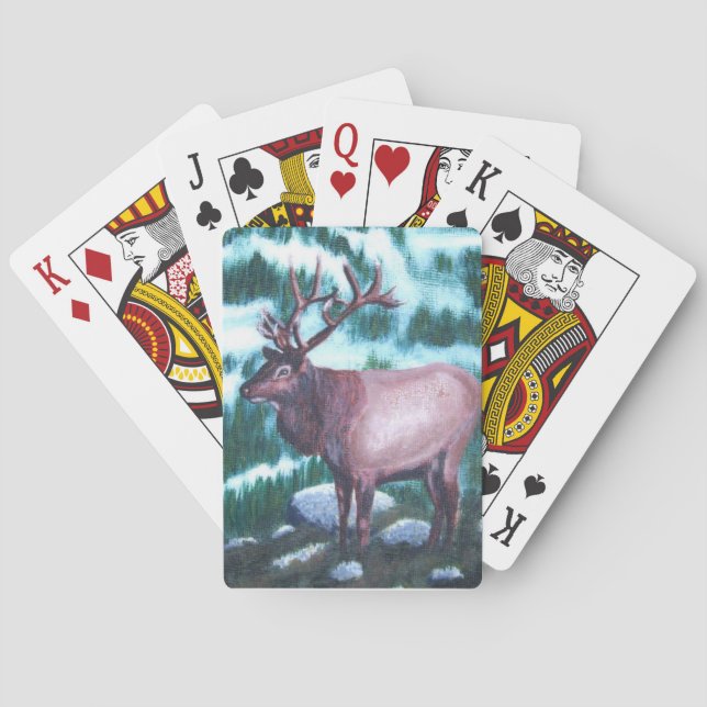 Bull Elk Poker Cards (Back)