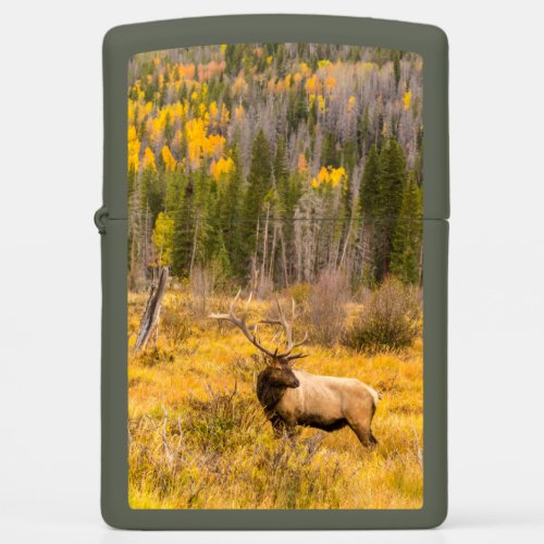 Bull Elk  Rocky Mountain National Park Colorado Zippo Lighter