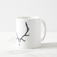 BLACK BUGLING ELK 20 OZ COFFEE MUG