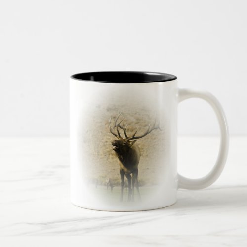 Bull Elk Two_Tone Coffee Mug