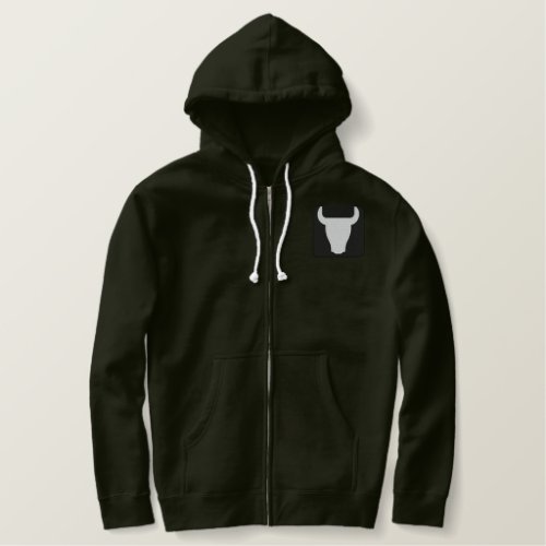 BULL EMBROIDERED HOODIE