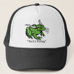 Bull Frog Bullfrog By Mudge Studios Trucker Hat at Zazzle