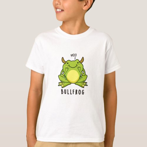 Bull Frog Funny Animal Frog Pun T_Shirt