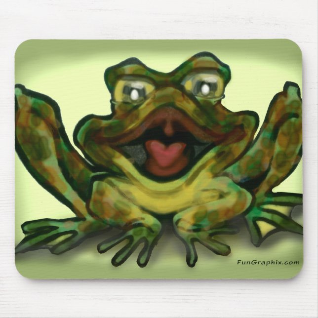 Bull Frog Mouse Pad (Front)
