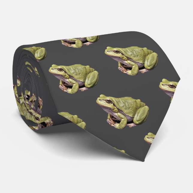 Bull Frog Neck Tie (Rolled)
