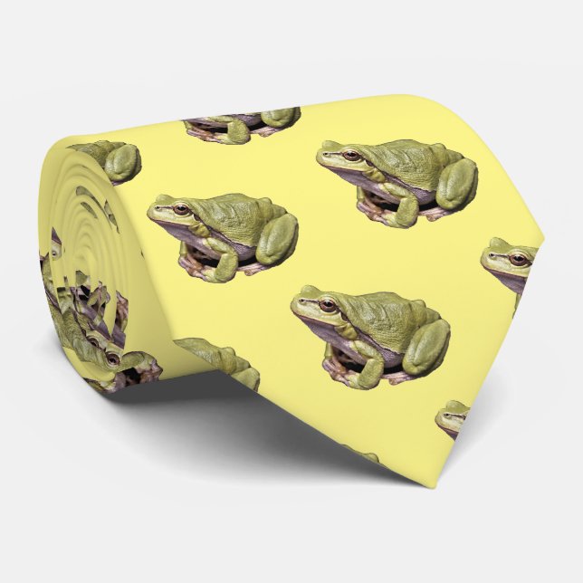 Bull Frog Neck Tie (Rolled)