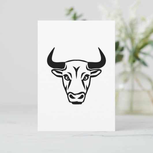 Bull head horns (Standing Front)