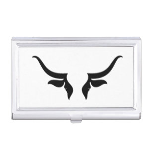 Bull Horns  Business Card Case