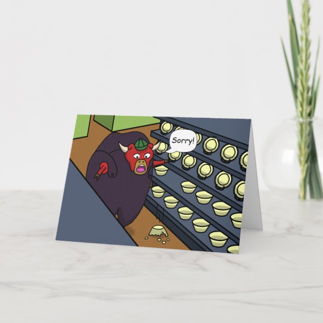 Bull in a China Shop Card (Front)