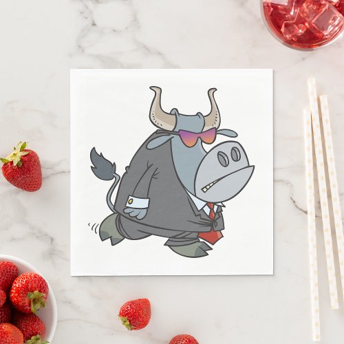 Bull In A Suit Napkins