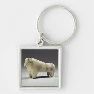 Bull in the Ubaid style, c.4000-3500 BC (terracott Keychain