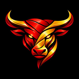 Bull Logo as a Car Sticker Decal