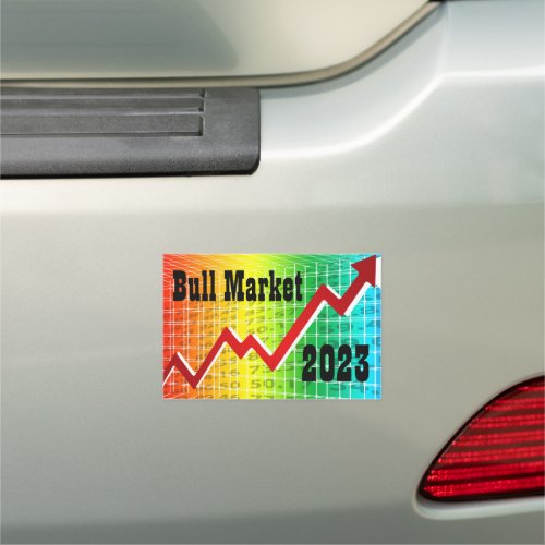 Bull Market 2023  Car Magnet