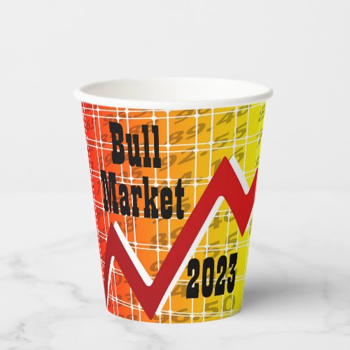 Bull Market 2023 Paper Cups