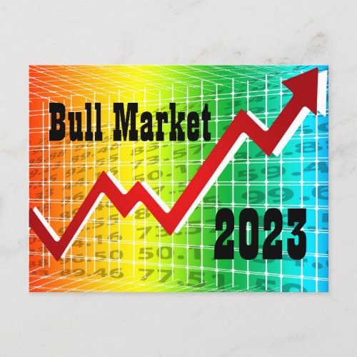 Bull Market 2023 Postcard