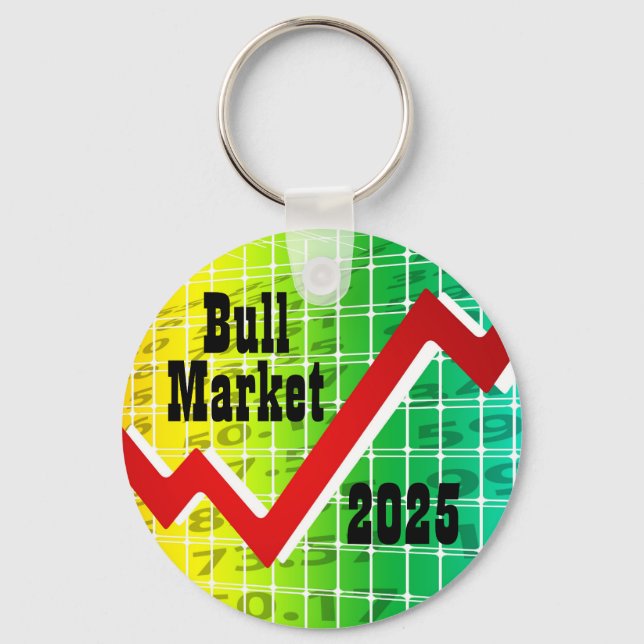 Bull Market 2025 Keychain (Front)