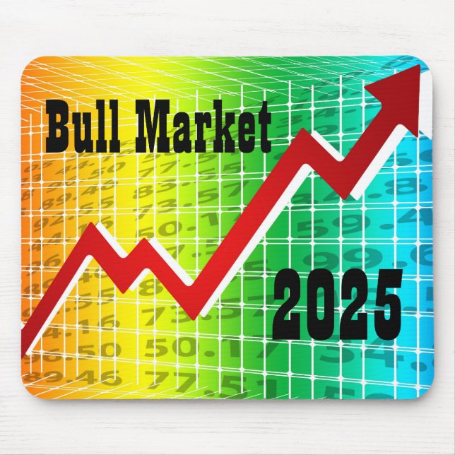 Bull Market 2025 Mouse Pad (Front)