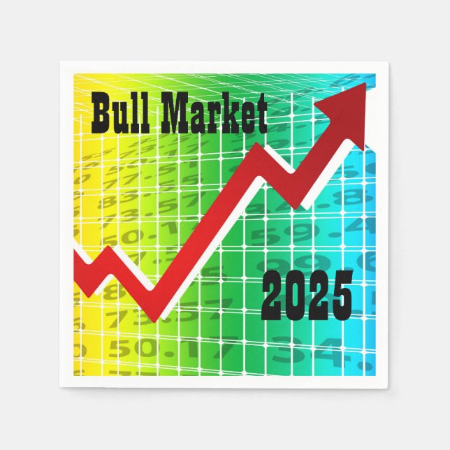 Bull Market 2025 Napkins (Front)