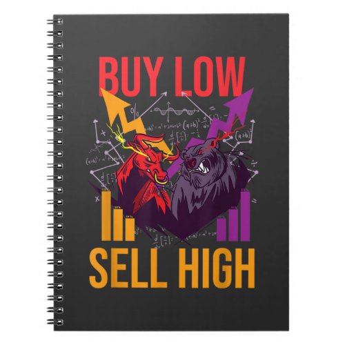 BULL MARKET BUY LOW SELL HIGH TRADING NOTEBOOK