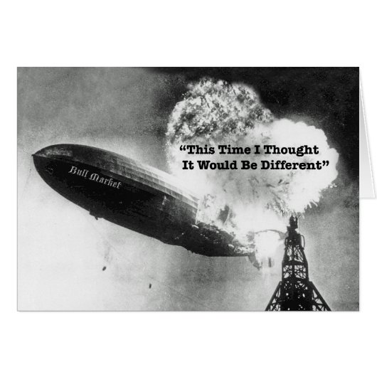 Bull Market Crash Humor (Front Horizontal)