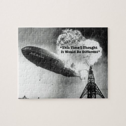 Bull Market Crash Humor Jigsaw Puzzle