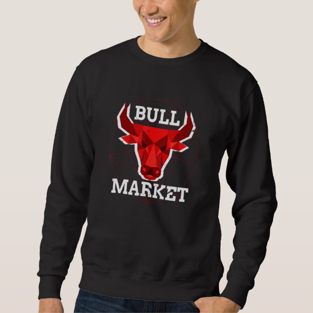 Bull Market Crypto Chart Analysis Cryptocurrency H Sweatshirt (Front)