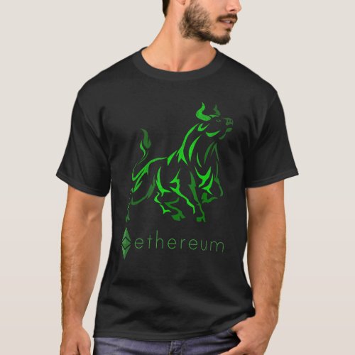 Bull Market Ethereum Classic Eth Coin To The Moon  T_Shirt