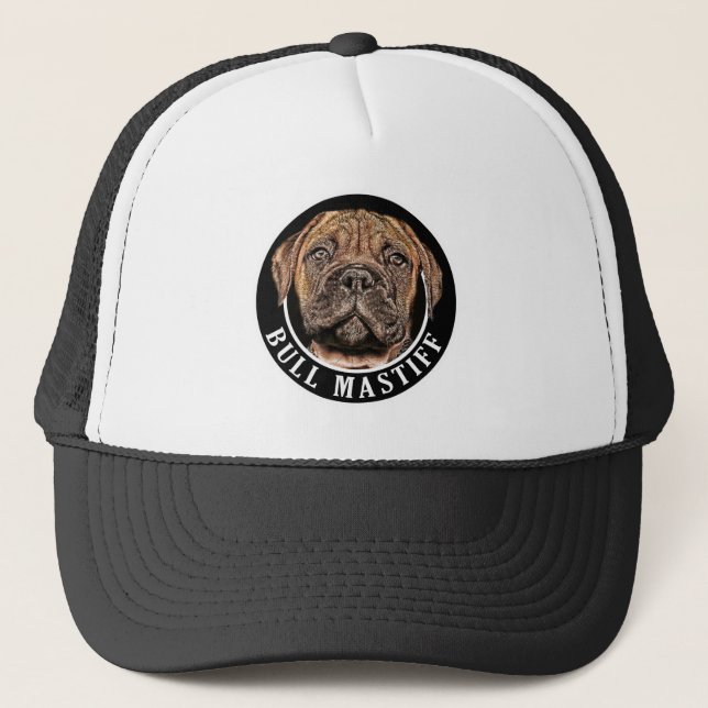 Bull Mastiff 002 Trucker Hat (Front)