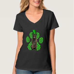 Bull Mastiff Shamrock C St Patrick's Day T-Shirt