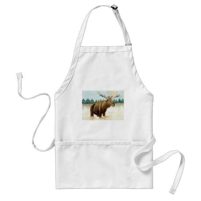Bull Moose Adult Apron (Front)