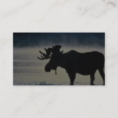 Bull moose business card (Back)