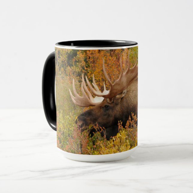 Bull Moose | Denali National Park, Alaska Mug (Front Left)