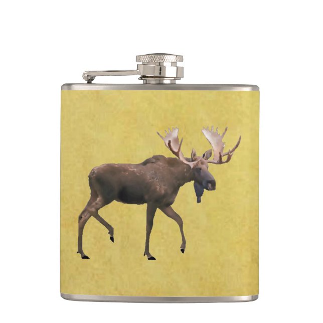 Bull Moose Flask (Front)