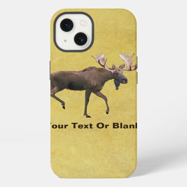 Bull Moose Iphone Case (Back)