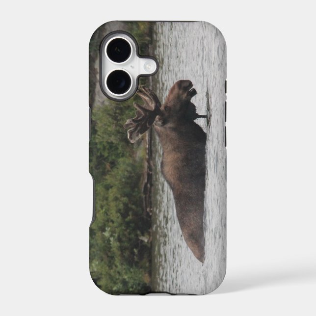 Bull Moose Iphone Case (Back)