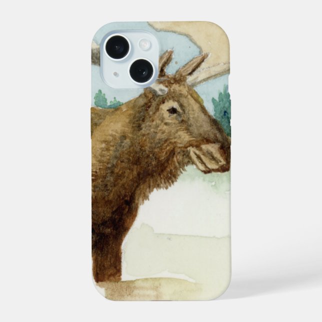 Bull Moose Iphone Case (Back)