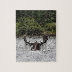 Bull Moose Jigsaw Puzzle
