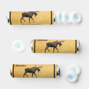 Bull Moose On Old Paper Breath Savers® Mints