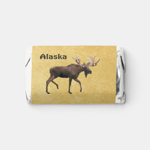 Bull Moose On Old Paper Hershey's Miniatures