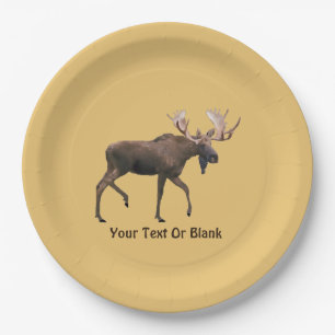 Bull Moose Paper Plates
