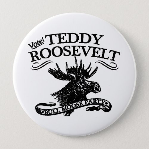 bull moose party button