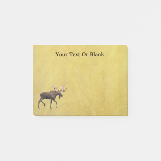 Bull Moose Post-it Notes (Front)